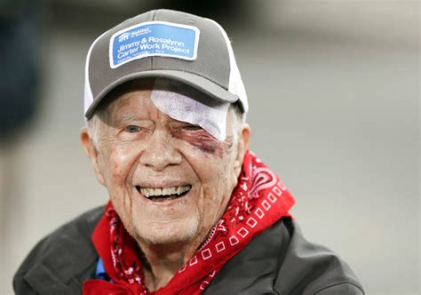 Jimmy carter was born on october 1, 1924 in plains, georgia, usa as james earl carter jr. Jimmy Carter hospitalized after fall at Georgia home | Honolulu Star-Advertiser