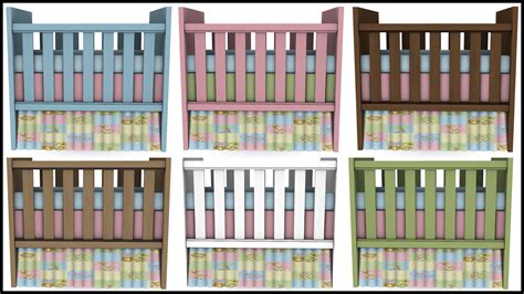 Download Sims 4 Pose Dear Baby Nursery Crib Mesh Deco