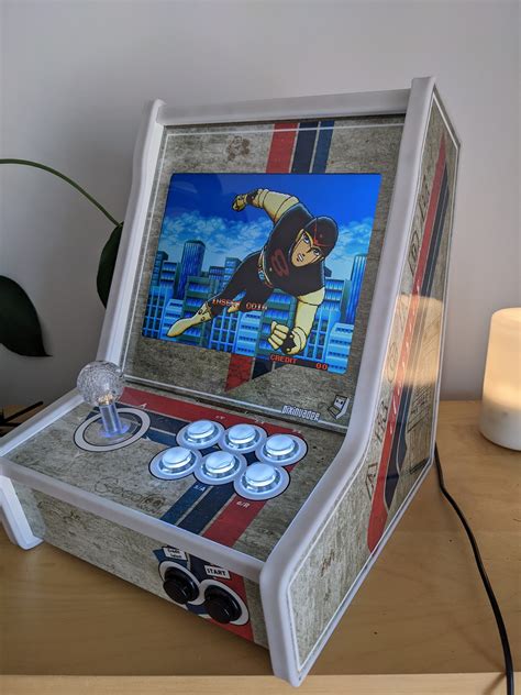 Mini Arcade Bartop 1 Player With Raspberryodroid Light Panel Classics