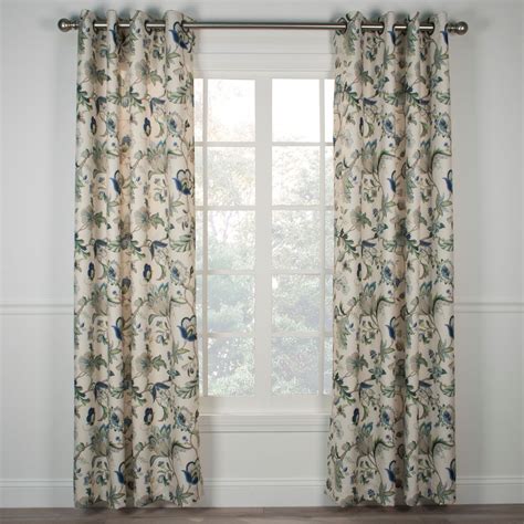 Brissac Jacobean Floral Print Grommet Panel In 2020 Interior Window