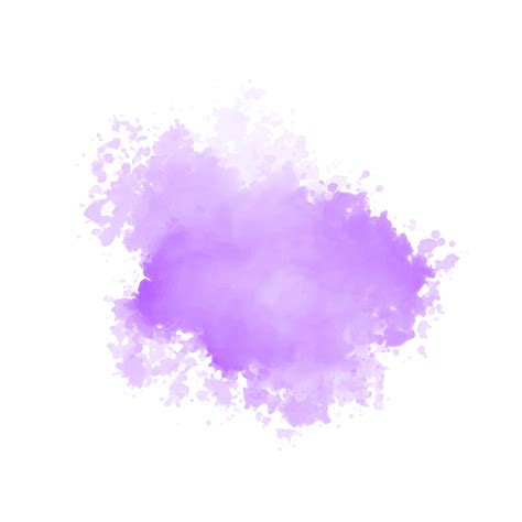 Abstract Purple Watercolor Water Splash On A White Background 5360938