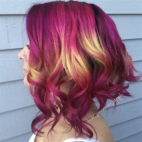 New Hair Trend Magenta Hair Colors Magenta Hair Holographic Hair