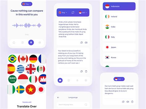 Translator Mobile App Exploration 🇬🇧 By Happy Tri Milliarta For One