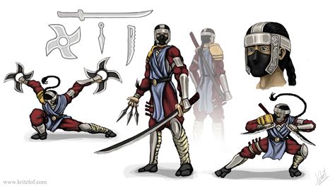 Artstation Ninja Character Concept