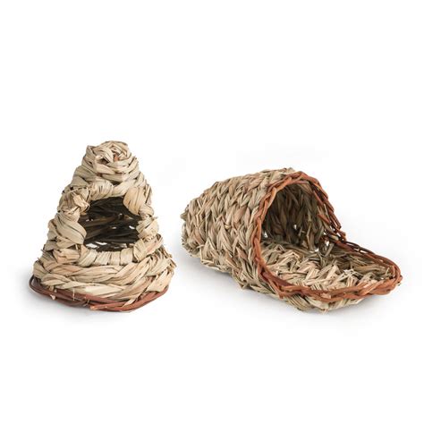 Niteangel Hamster Reed Woven Nest Natural Hideout — Niteangel Pet