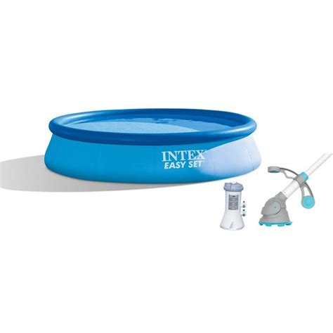 Intex 12ft X 30in Easy Set Above Ground Pool With Filter Pump