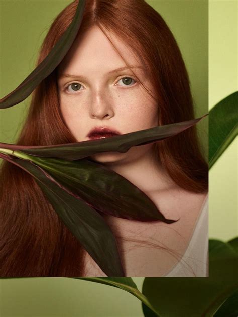 Tess Mcmillan Is A Natural Beauty For Harrods Magazine Redhead Hair