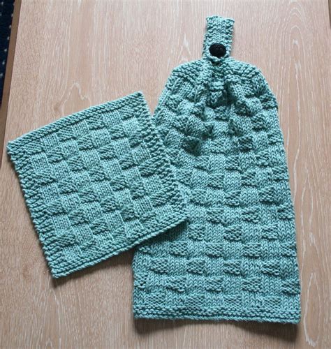 Knit Kitchen Towel Pattern Free Kitkarm