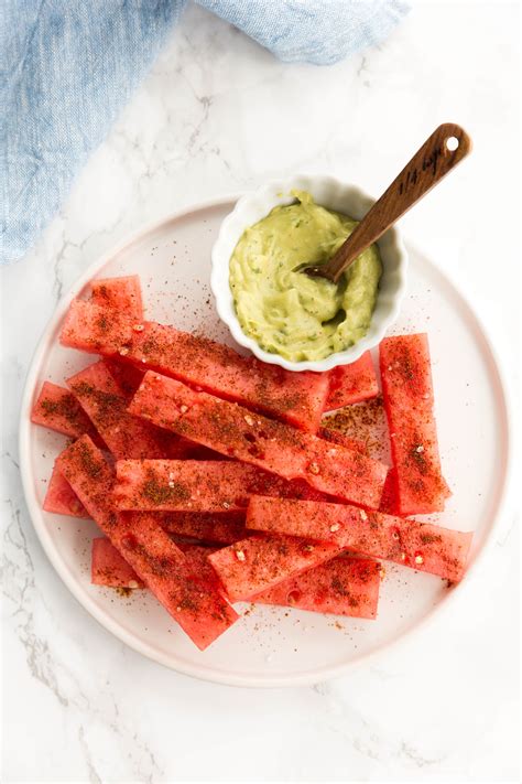 Inspiralized Spicy Watermelon Wedges With Spiralized Pickled Onions