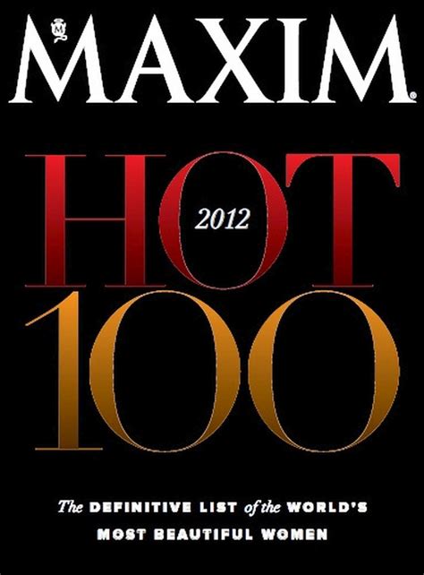 Bar Rafaeli Maxim Hot 100 2012 H Para Hombres Y H Extremo Full