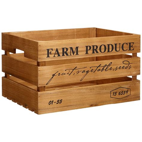 Wooden Crate Wood Crate With Pine Paulownia Chipwood Polywood