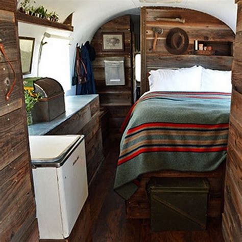 Rustic Airstream Camper Ideas 80 Amazing Rustic Rv Interior Design