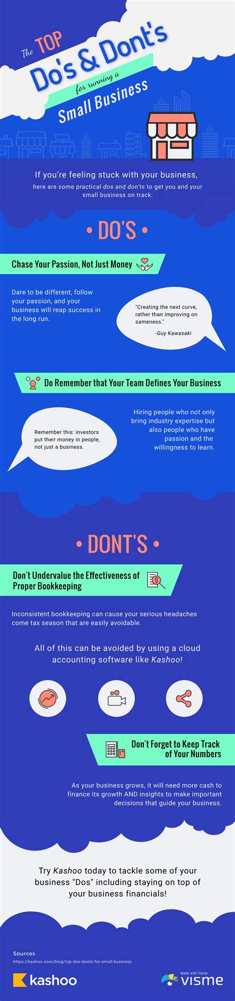 The Dos And Donts Infographic Template Visme