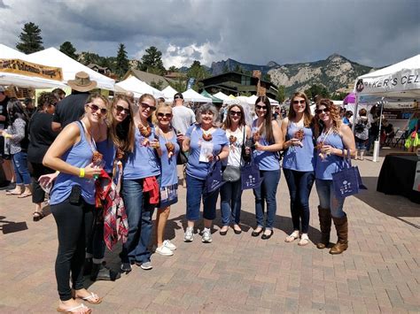 6th7th Annual Estes Park Wine Festival Bond Park Downtown Estes