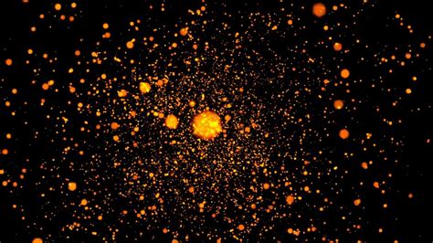 Orange Particles Cool Stylish Kinetic Background Video Youtube