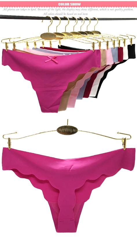 Yun Meng Ni Sexy Girls Seamless Thong Panties For Women Underwear Seamless Thongs Buy Seamless