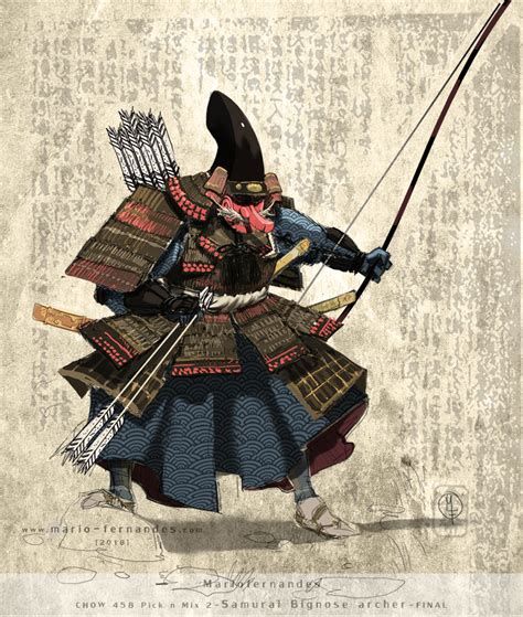 Artstation Samurai Bignose Archer