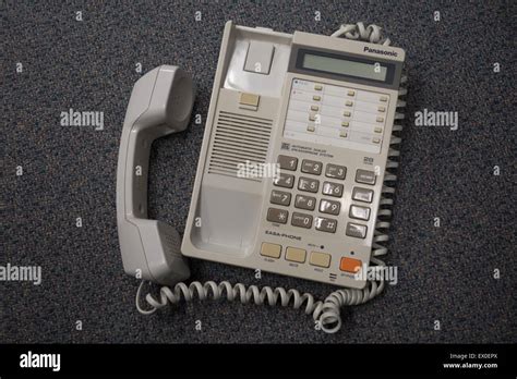 Old Panasonic Telephone Japan 1990 Stock Photo Alamy