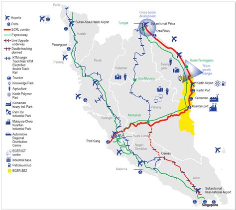 High Speed Rail Malaysia Route Map Map Of High Speed Rail Malaysia