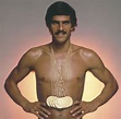 American swimmer Mark Spitz poses with the seven gold medals he won at ...