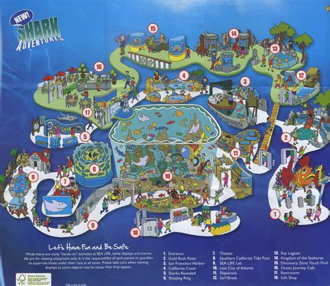 Sea Life Aquarium 2011 Map Maps For Kids Pinterest Park
