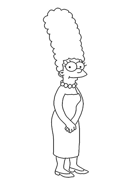 Dibujos De Marge Simpson Para Colorear Porn Sex Picture