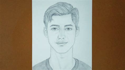 How To Draw Boy Face Easily For Beginners Face Drawing Step By Step