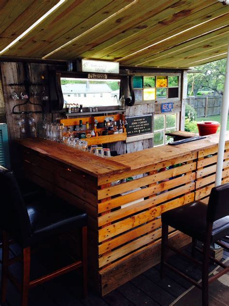 Diy Backyard Bar Shed Mr Healthy Recipes