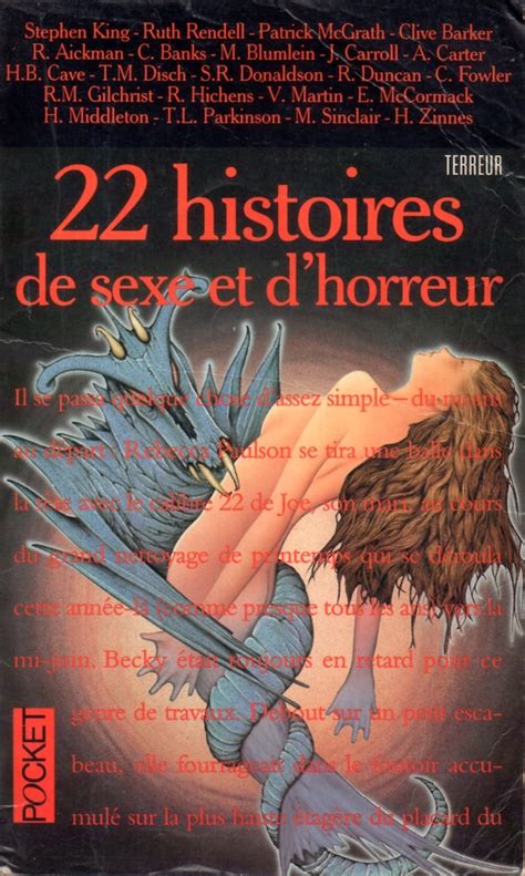22 histoires de sexe et d horreur anthologie fiche livre critiques adaptations noosfere