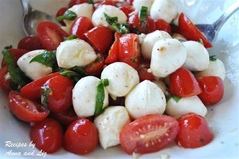 Spring Tomato Basil Bocconcini Salad 2 Sisters Recipes By Anna And Liz