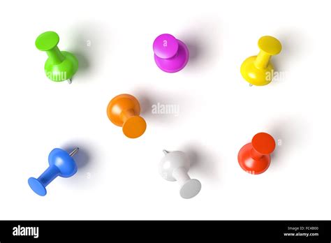 Push Pins Set Stock Photo Alamy