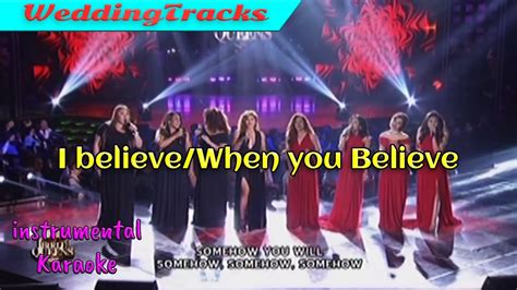 I Believe Karaokeinstrumental Fantasia Asap Birit Queens Version