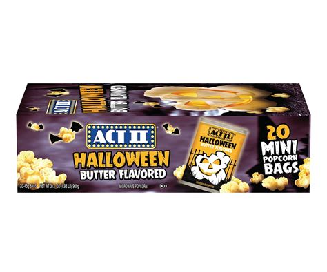 Act Ii Halloween Butter Mini Bags 159 Ounce 20 Count