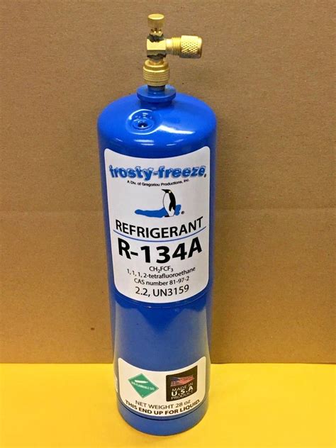 R134 R 134a Refrigerant Large Can 28 Oz Includes Dispenser And Bras