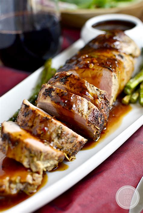 Brown pork in a skillet and then roast in a preheated oven for about 18 to 20 minutes. Quick Roasted Pork Tenderloin with Fig and Chili Sauce ...