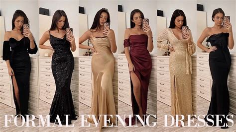 Formal Evening Dresses Try On Youtube