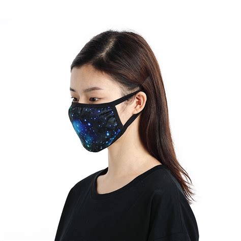 Custom Star Pattern Mouth Mask Unisex Mask Anti Dust Cotton Face Shield Face Mask China Face