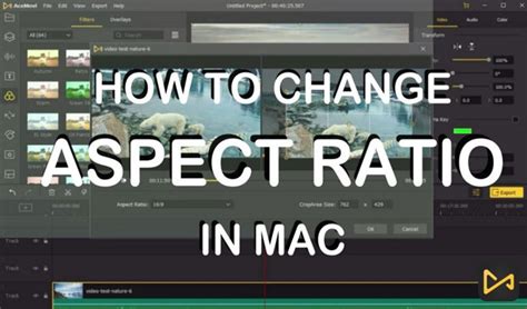 How To Change Aspect Ratio Of A Video In Mac Easily
