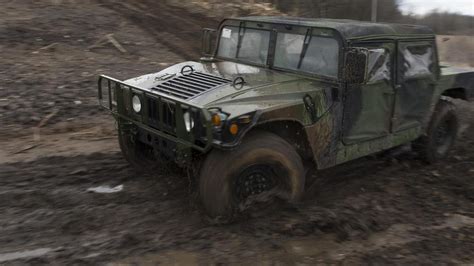 Surplus Military Humvees Auctioned Off
