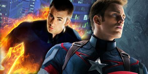 chris evans pitches captain america human torch team up film