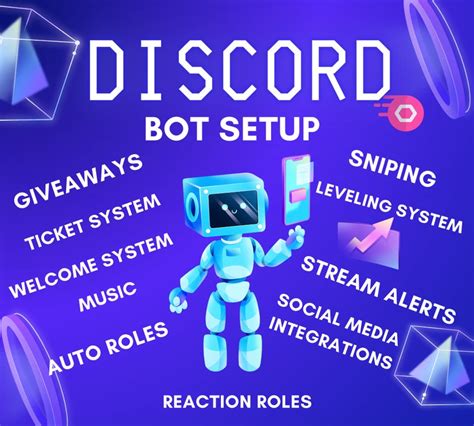 Discord Bot Setup Welcome Reaction Roles Stream Notifications Music