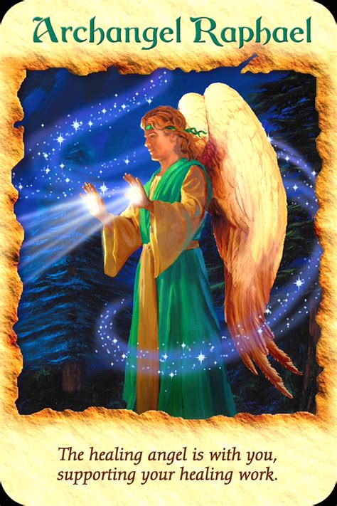 Archangel Raphael Archangel Oracle Healing Angels Prayers For