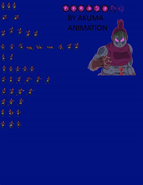 Ribrianne Hakaishin Mode Jus Sprite Sheet 53 By Akuma Animation098 On