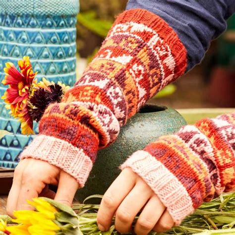 Flora Arm Warmers Modern Daily Knitting