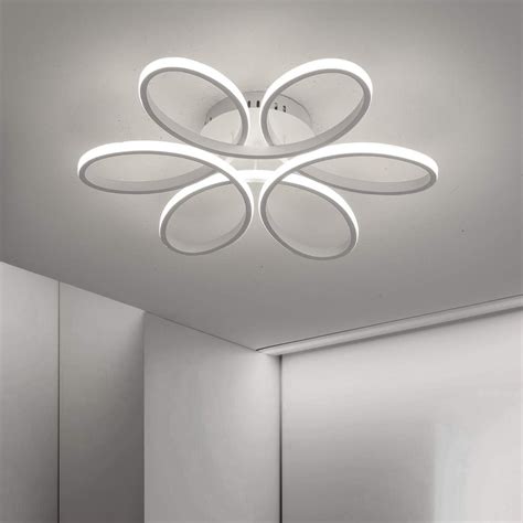 Plafoniera Led Lampada A Soffitto 6000k Luce Bianca Fredda 100w 8000