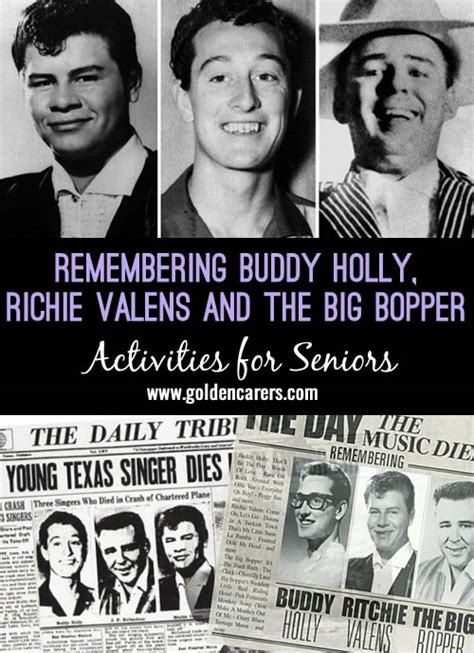 Short Story Buddy Holly Richie Valens And Big Bopper Remembered