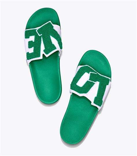 Discounted shoes, clothing, accessories and more at 6pm.com! Tory Burch Tory Sport Love Slide Sandals : Women's Sandals