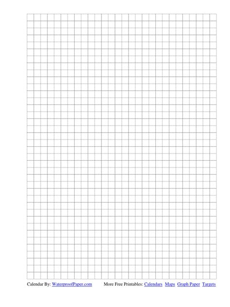 Free Printable Quarter Inch Grid Graph Paper Pdf