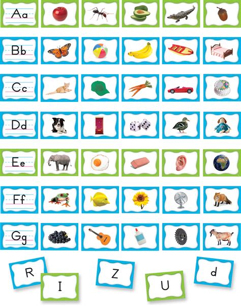 Alphabet Pocket Chart Cards Tcr20852 Teacher Created Resources