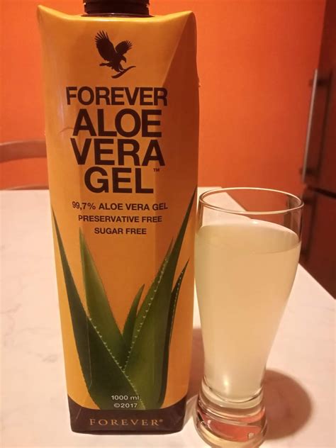 It is a yellow bottle containing 1000ml or 1 liter of pure, fresh, and potent aloe. aloeveraferrara: FOREVER ALOE VERA GEL